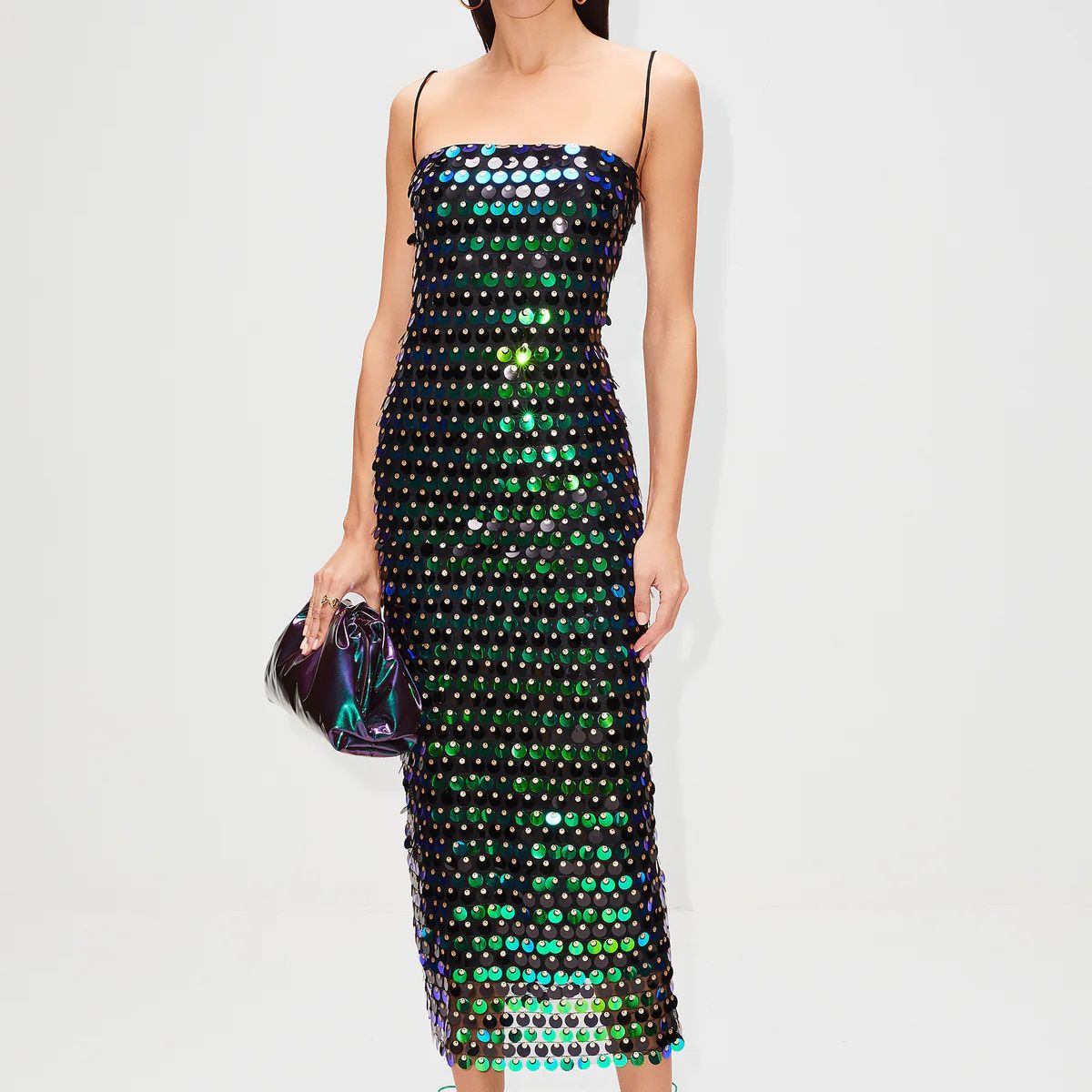 Desia Sequin Irregular Dress