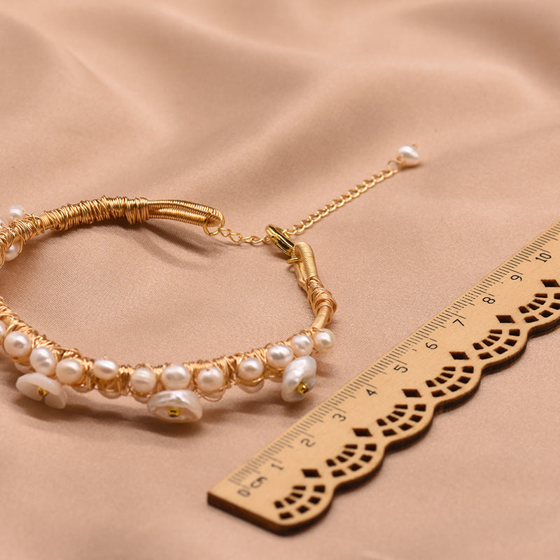 Pearl Adjustable Bracelet For Women