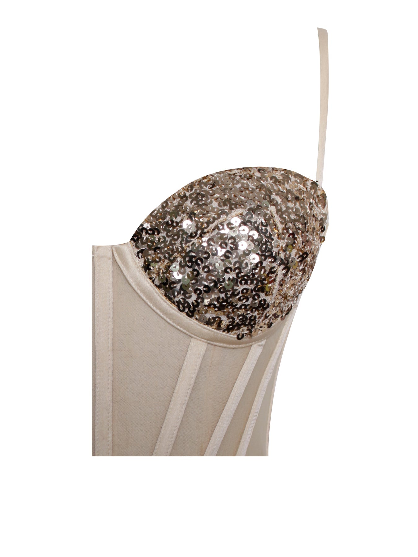Charming Sequin Corset Elegant Dress