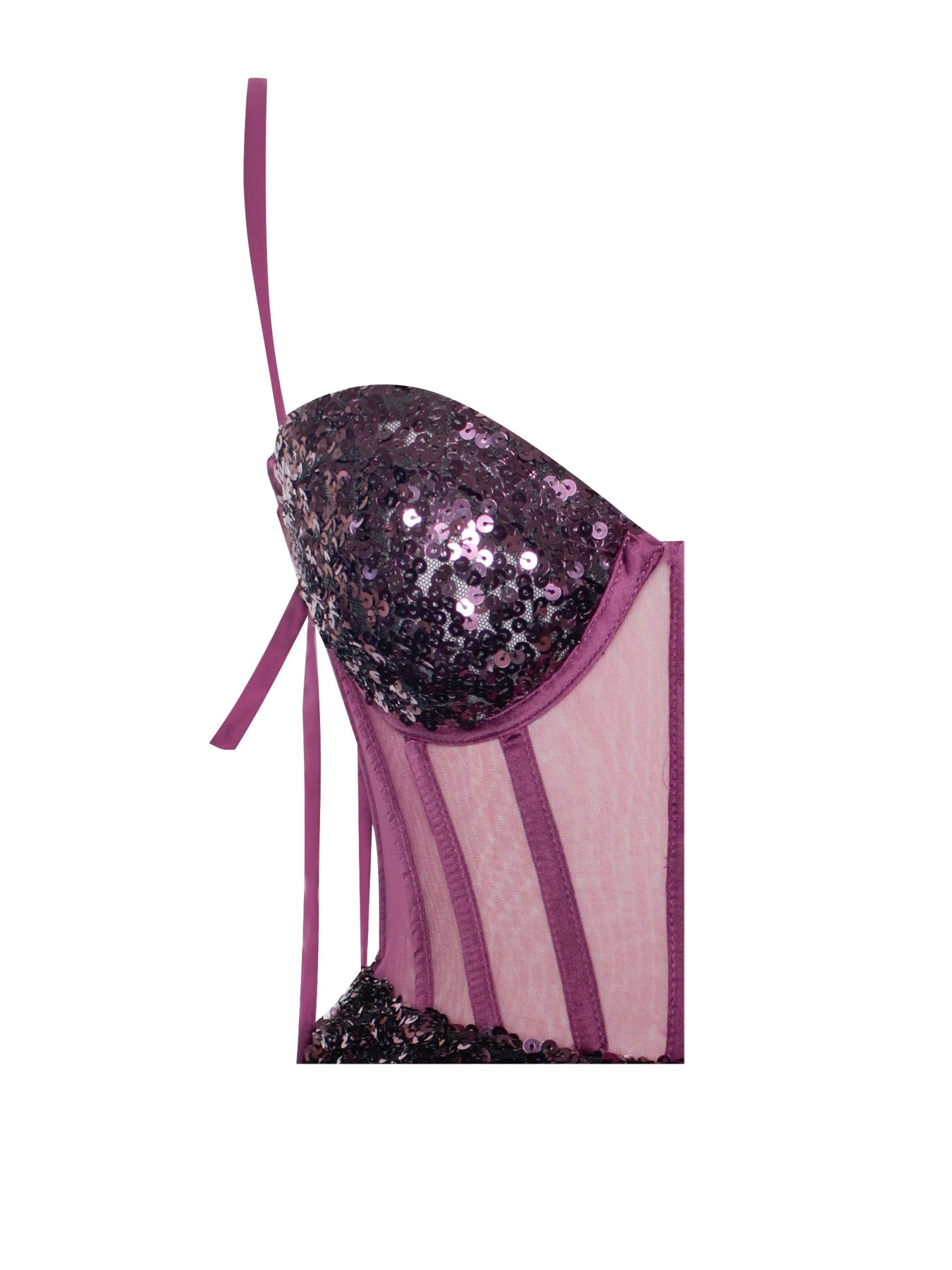 Charming Sequin Corset Elegant Dress