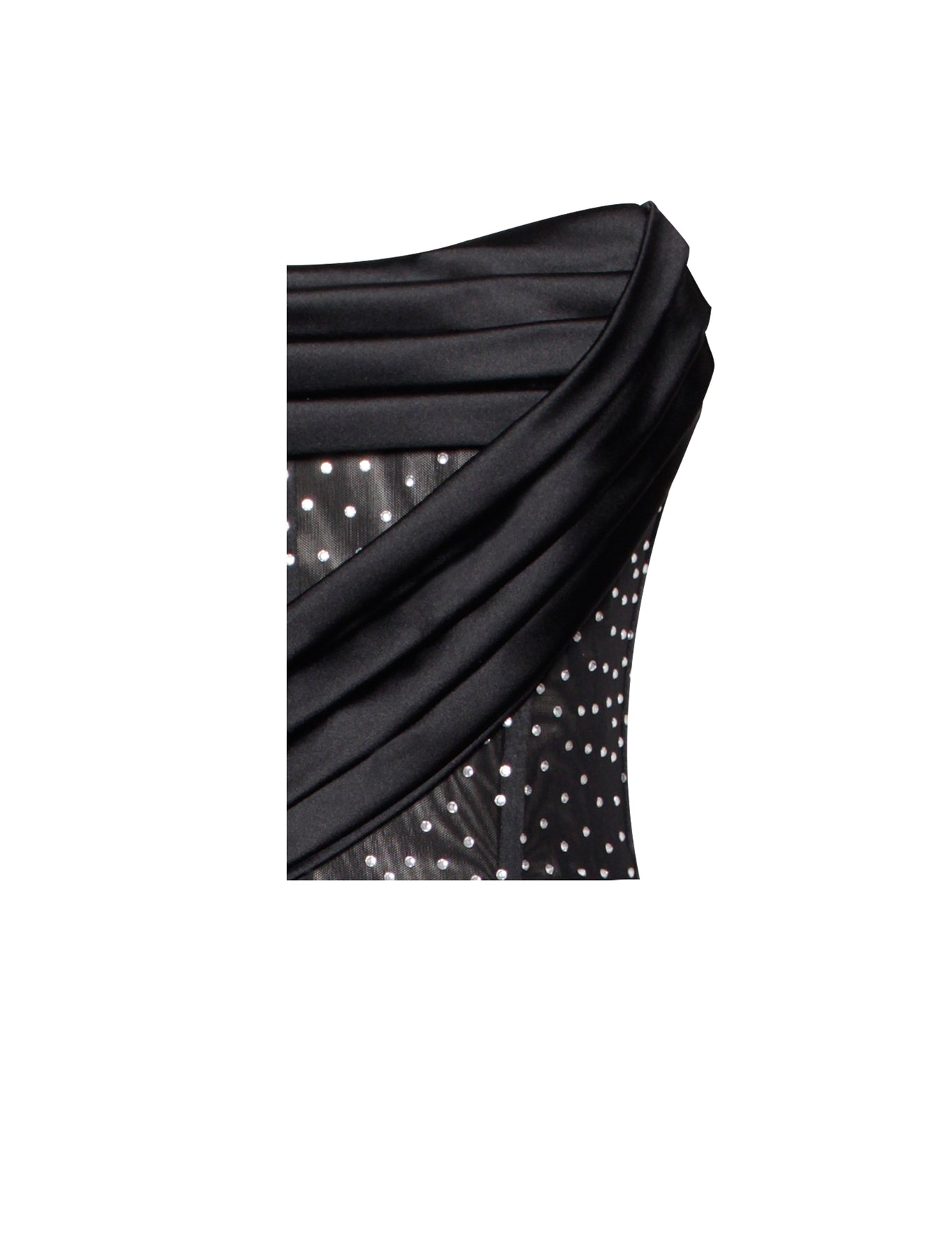 Elegant  Evening Dress With Bra And Diamond Ironing