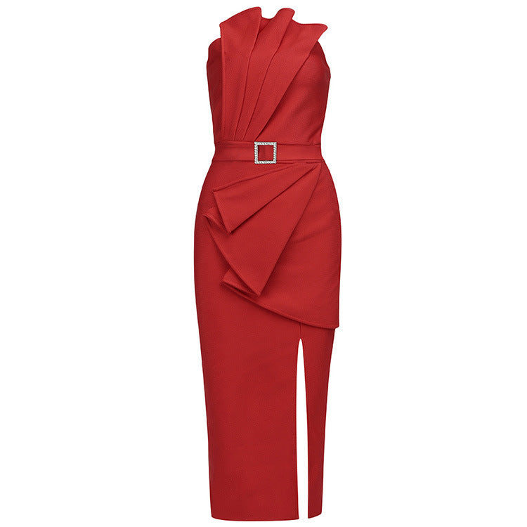 Chic Celeb High End Split Dress
