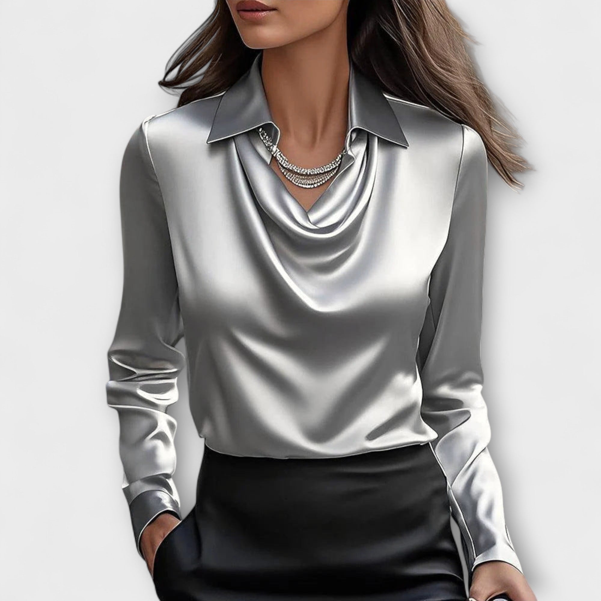 Scarlett - Satin Blouse