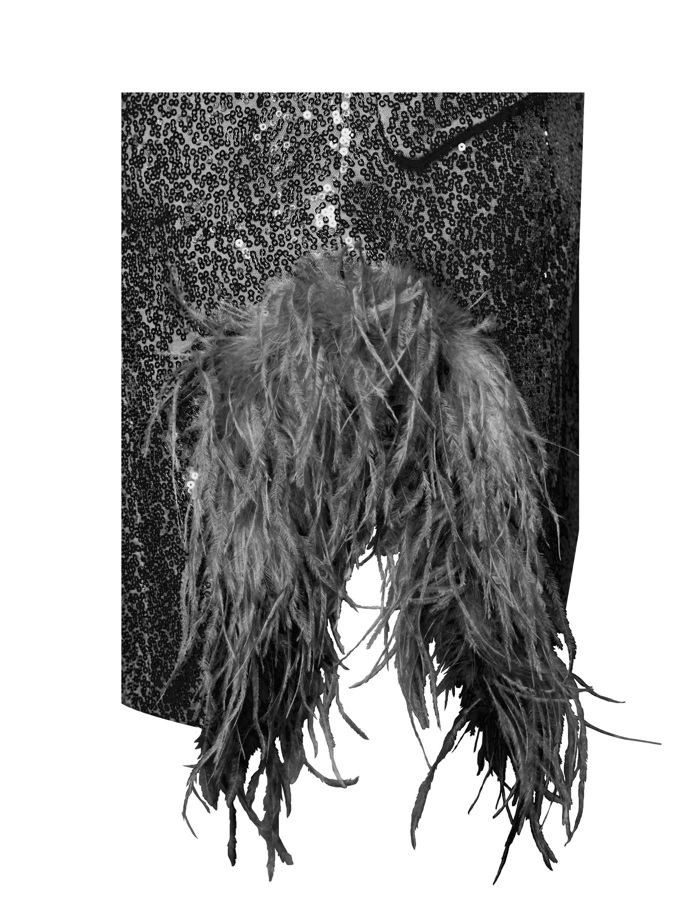 SAPYA MINI BLACK SEQUIN DRESS