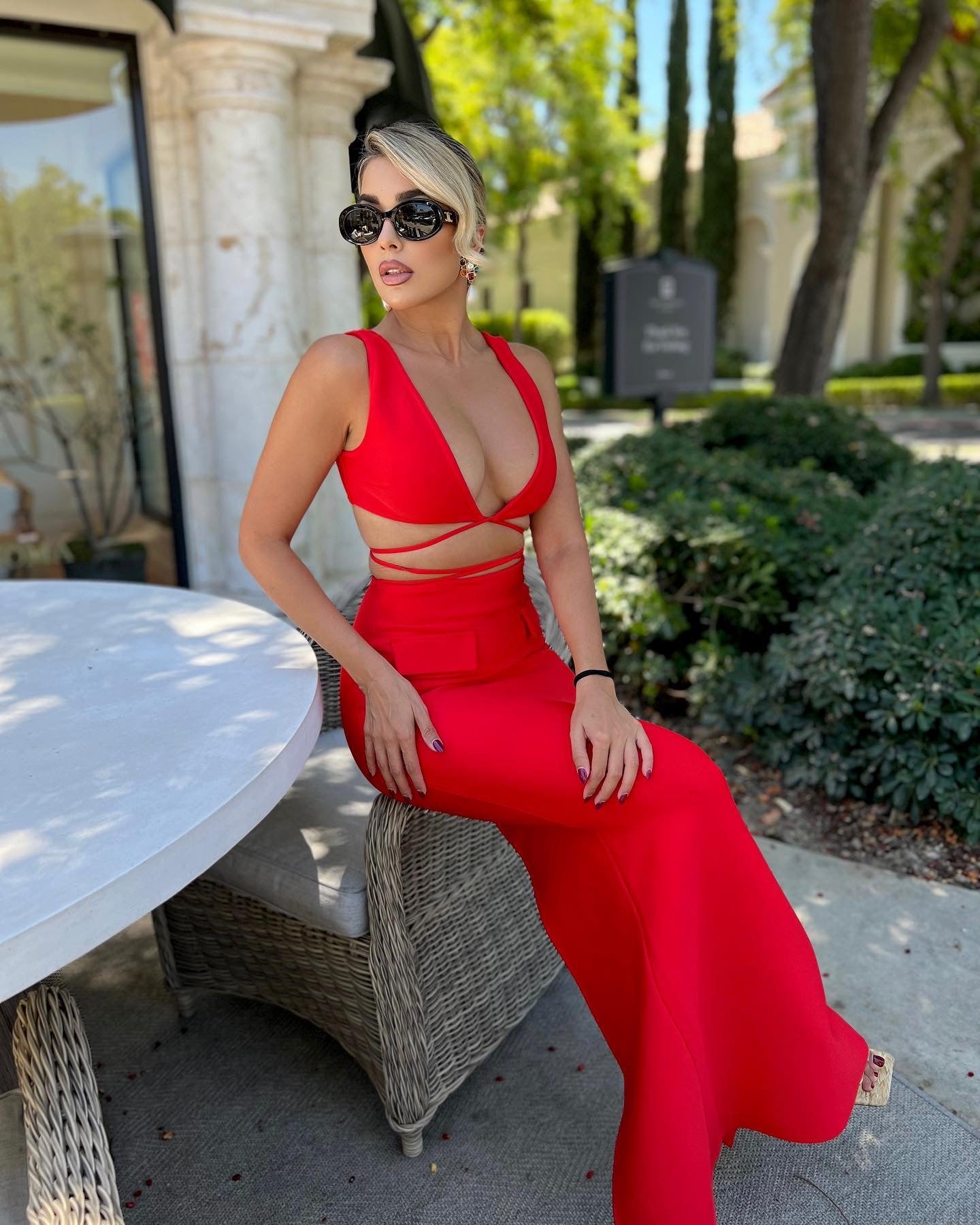 Alyia Cutout Maxi Dress