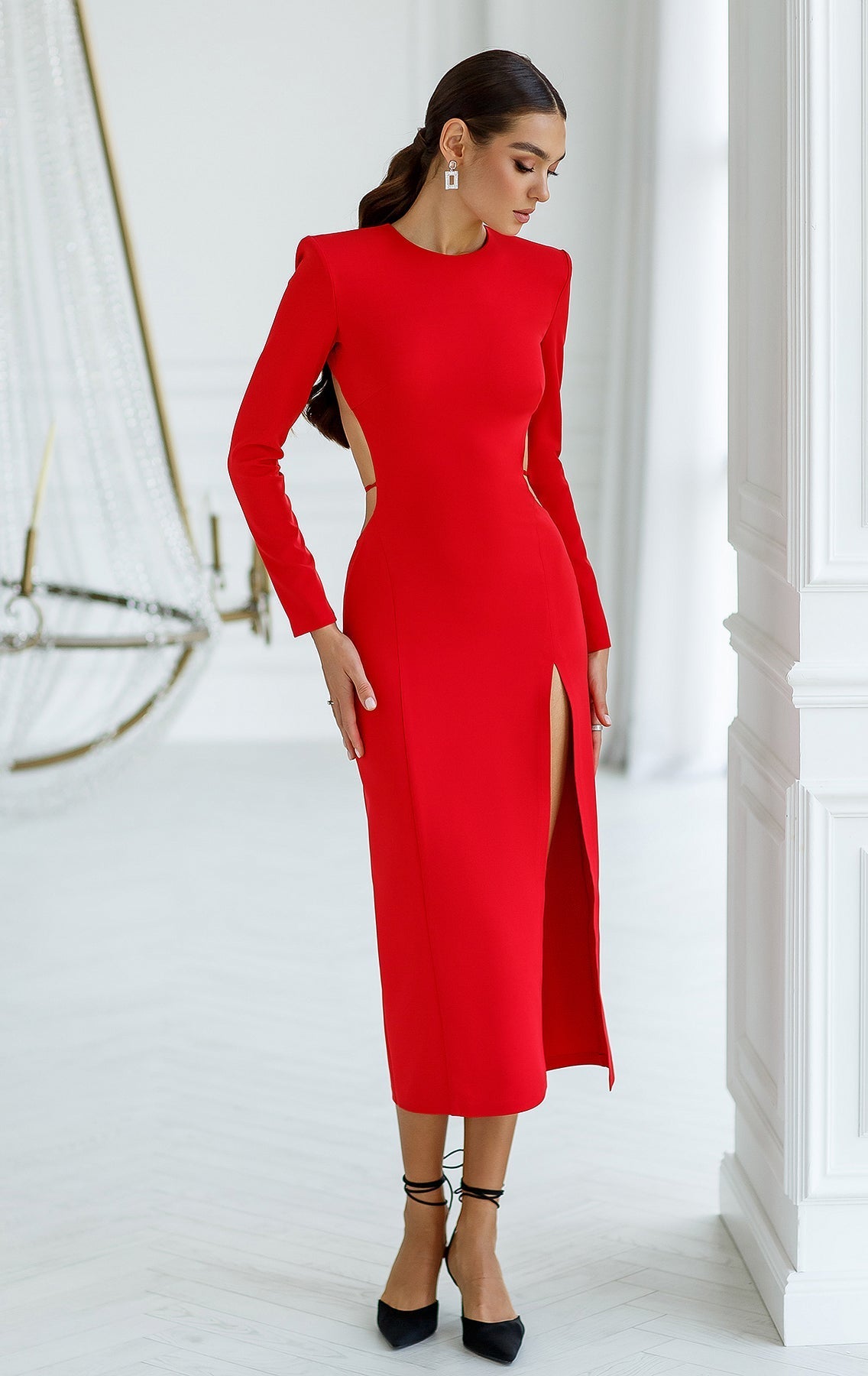 Guest High Split Long Dress