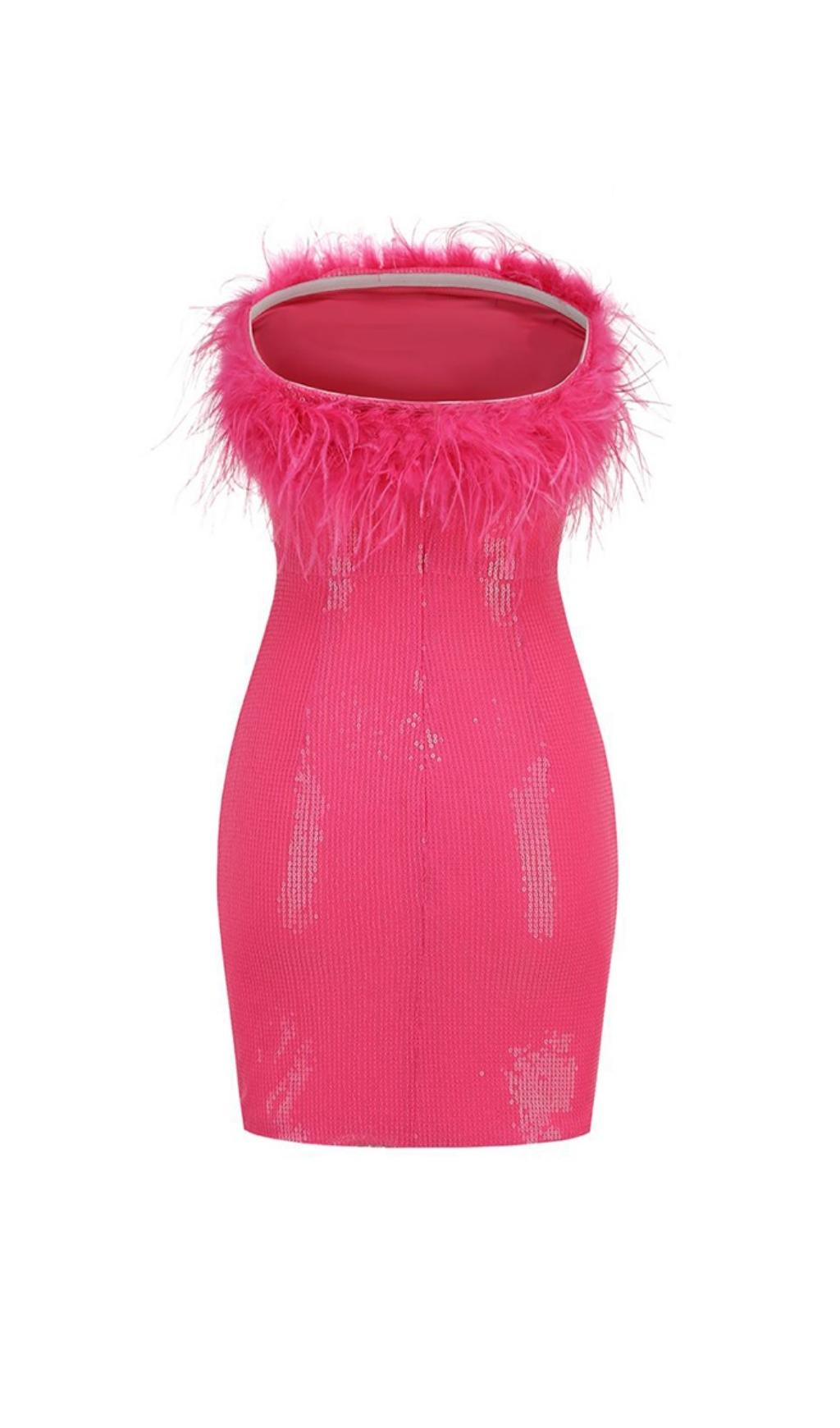 Airy Fashion Tassel Sheath Dress