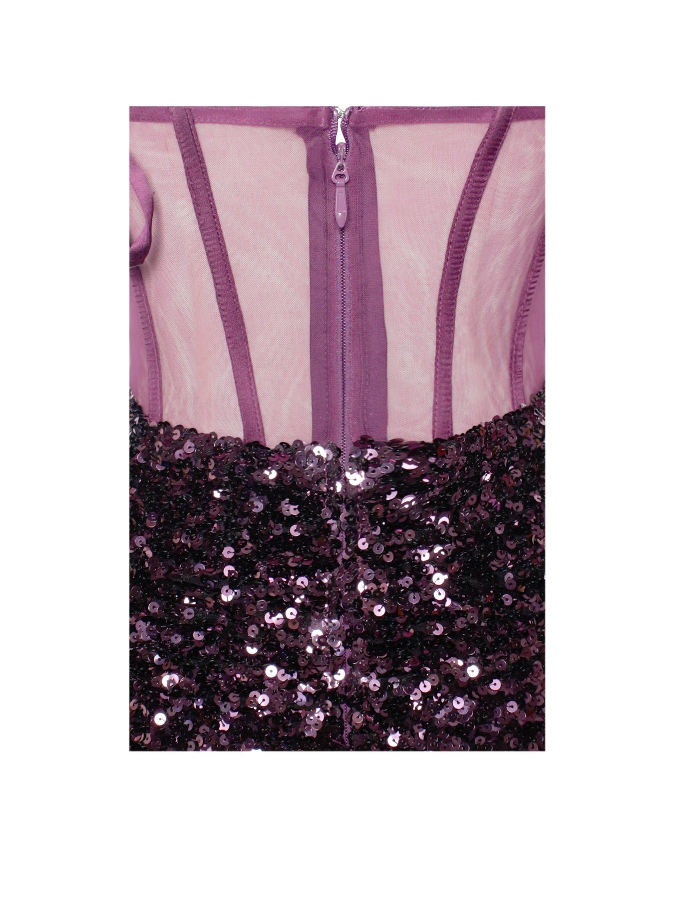 Charming Sequin Corset Elegant Dress