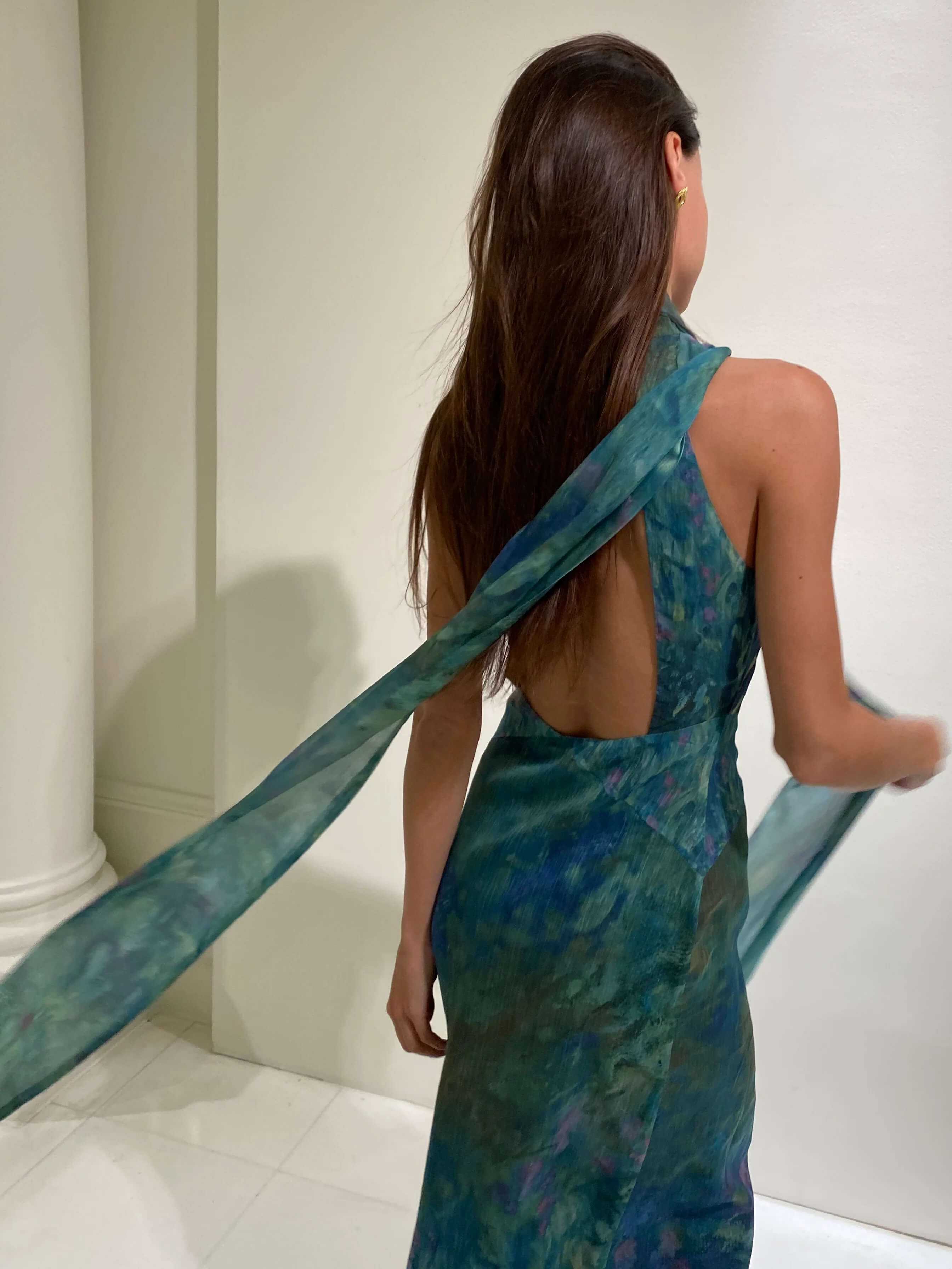 Avery - Halter Maxi Dress