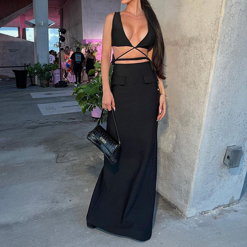 Alyia Cutout Maxi Dress