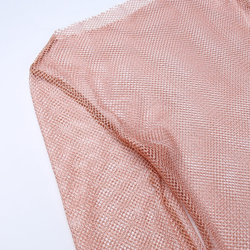 Mesh Feather Party Dress
