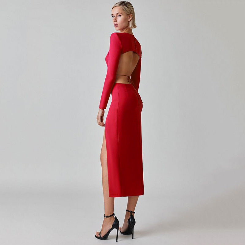 Guest High Split Long Dress