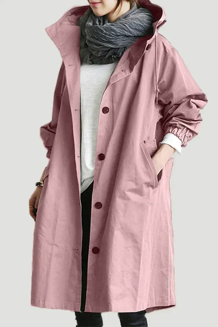 Anna - Hooded Trench Coat