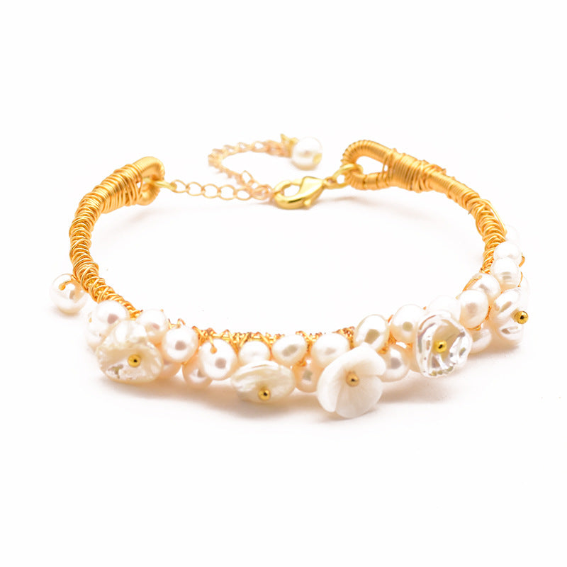 Pearl Adjustable Bracelet For Women