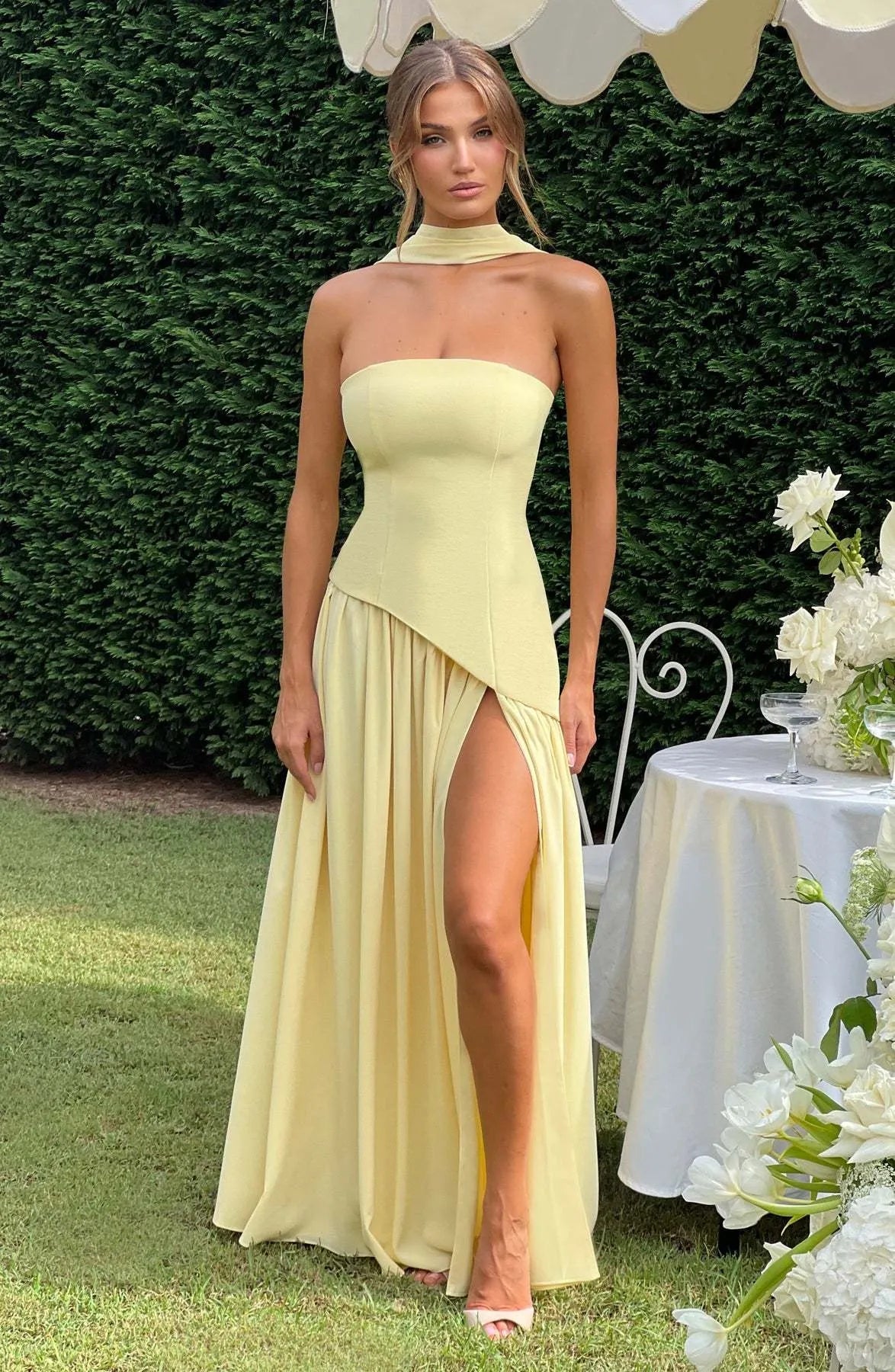 Malana Off shoulder Maxi Dress