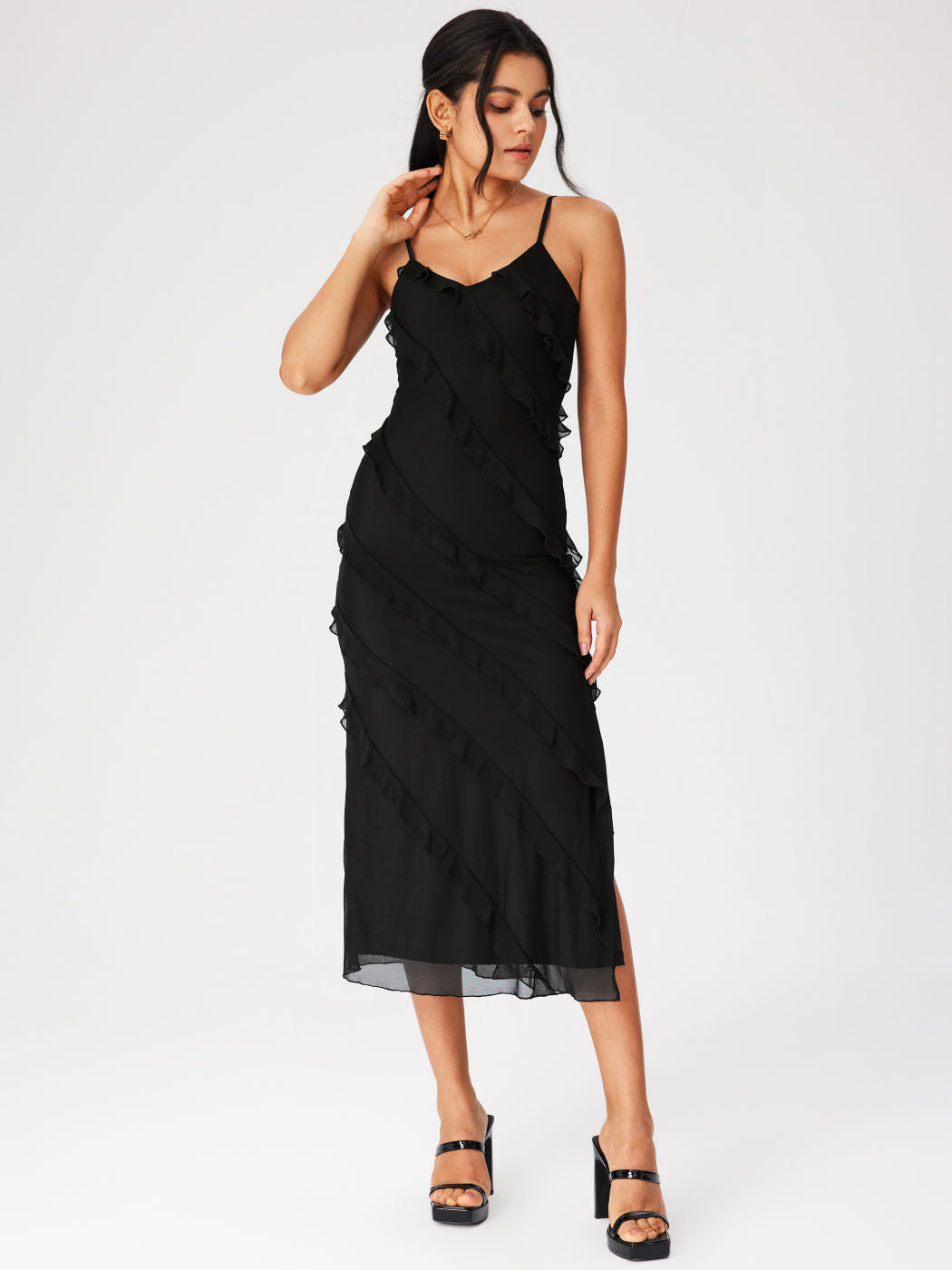 Diablo -lorion Edge Sexy Split Camisole Dress
