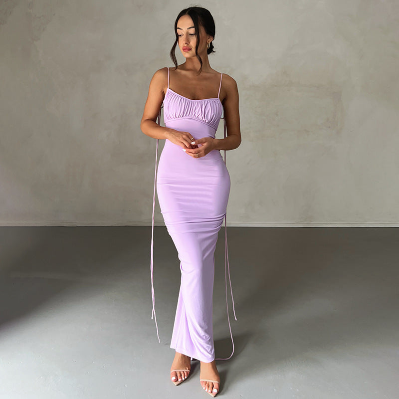 Halter Sexy Backless Slim Dress