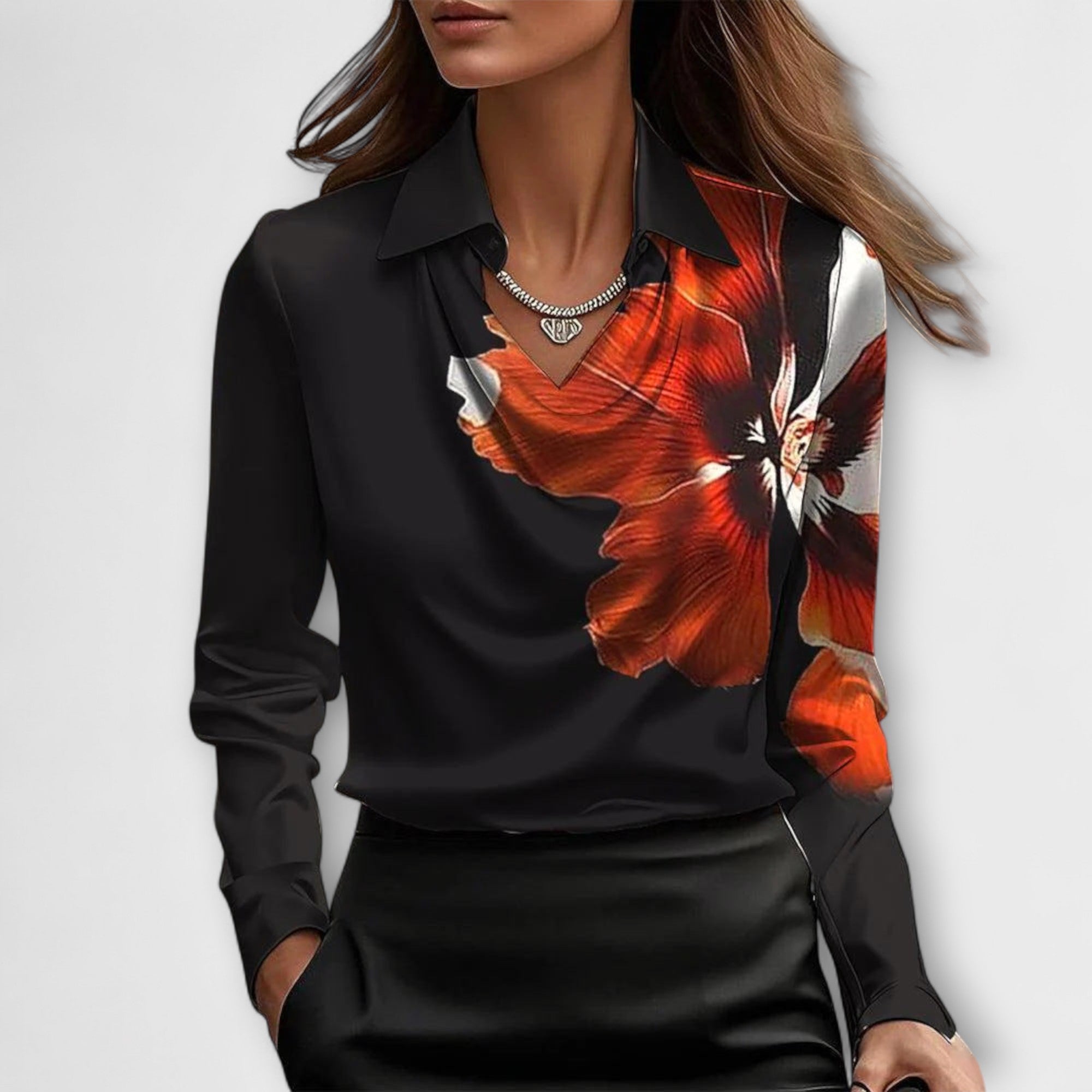 Scarlett - Satin Blouse