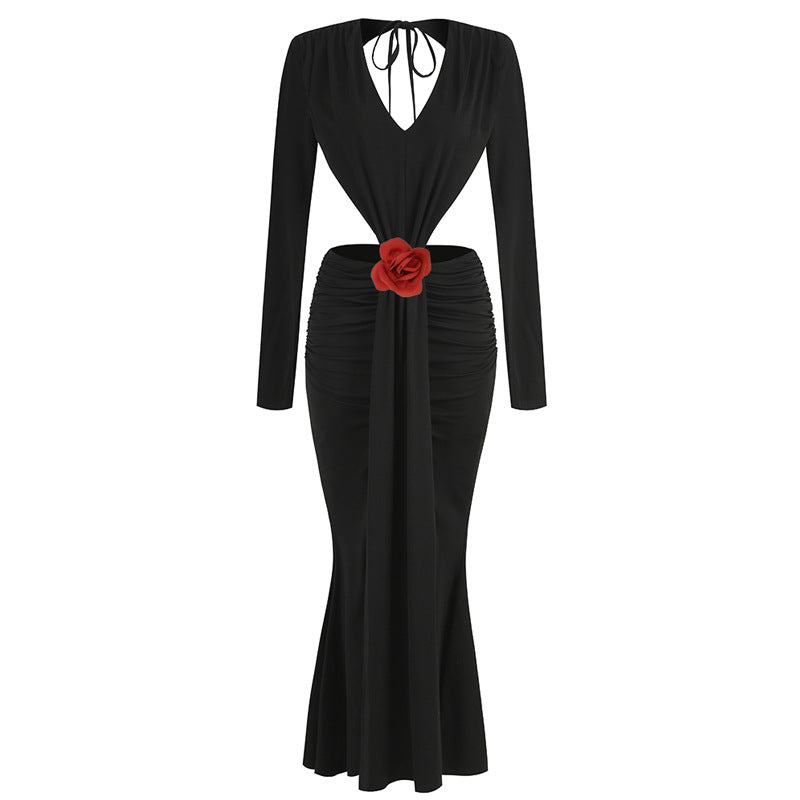 Alyia Backless Gown Dress