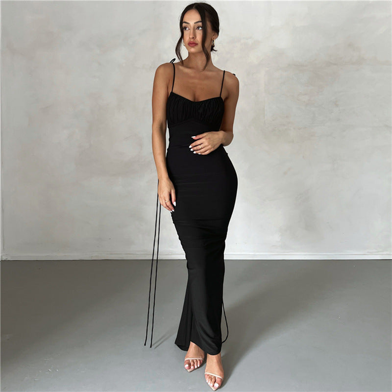 Halter Sexy Backless Slim Dress