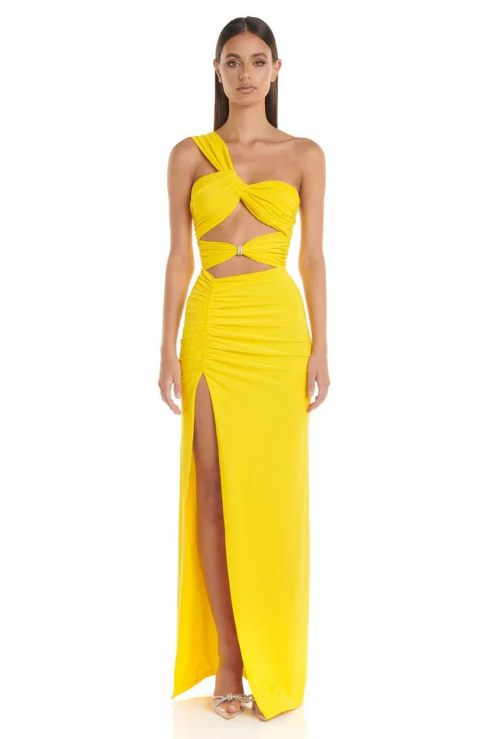 CHIC ELEGANT CUTOUT OCCASIONAL DRESS