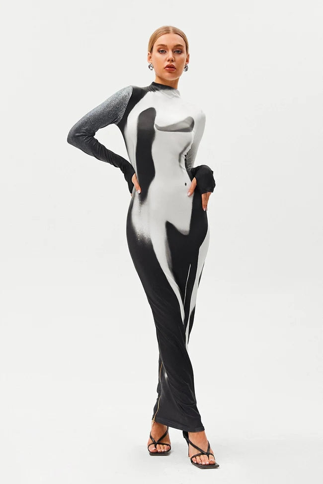 Lerina Round Collar Slim Fit Dress
