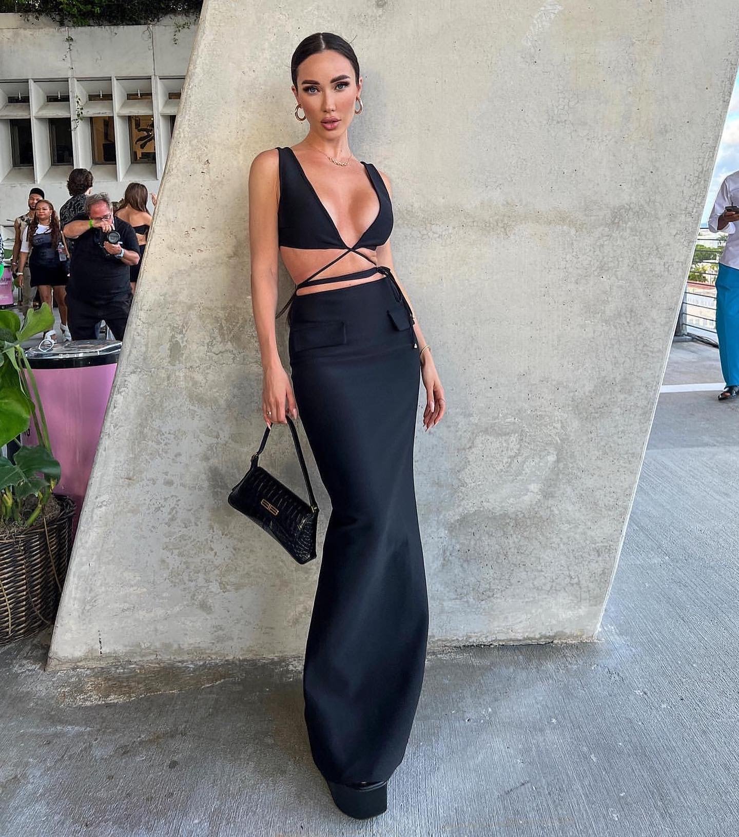 Alyia Cutout Maxi Dress