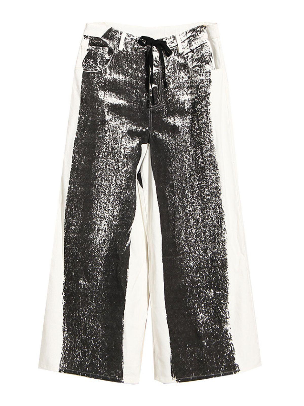 Anona Denim Pants in Black, showcasing a stylish and durable design perfect for any wardrobe essential.