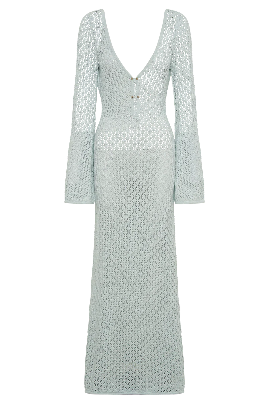 Felio Knit Sum Maxi Sleeved Dress