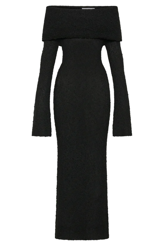 ALLURE BOUCLE MAXI DRESS