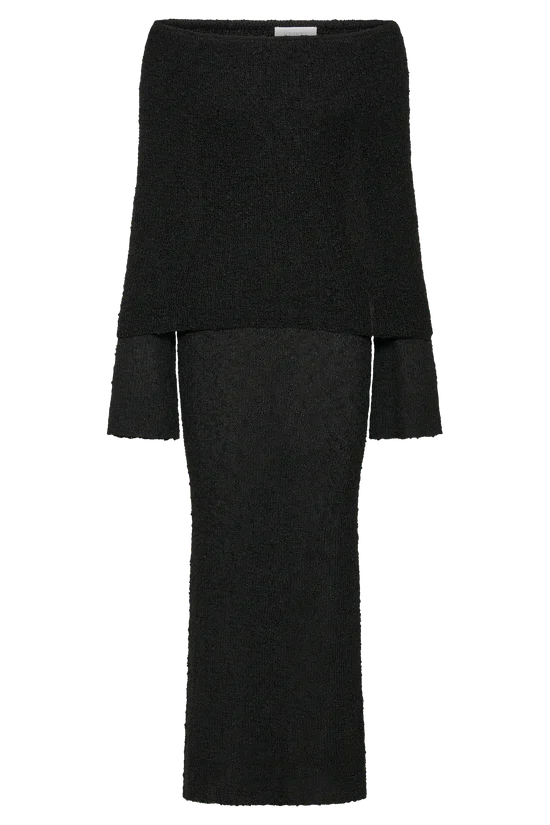 ALLURE BOUCLE MAXI DRESS