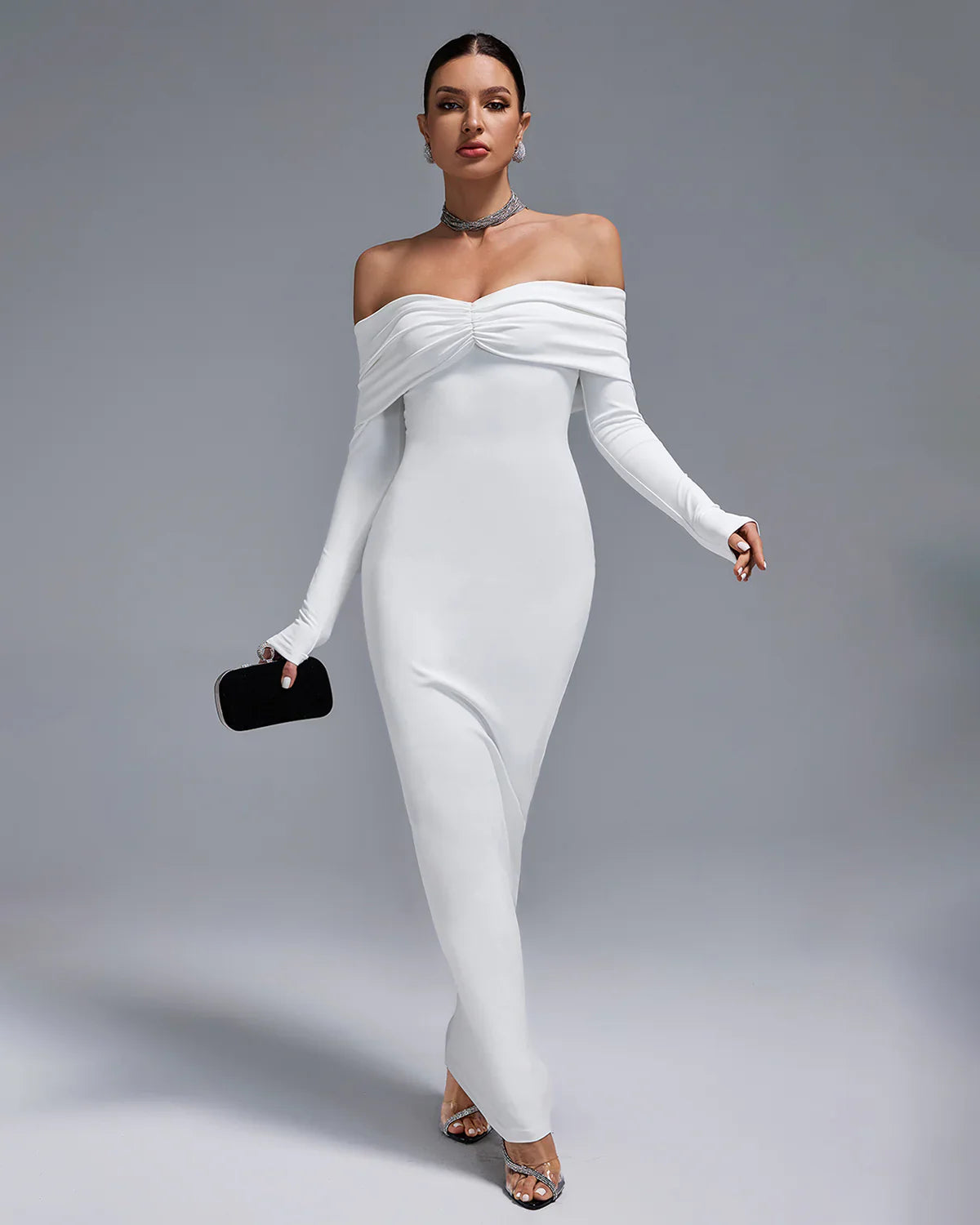 Allure Strapless Elegant Maxi Dress