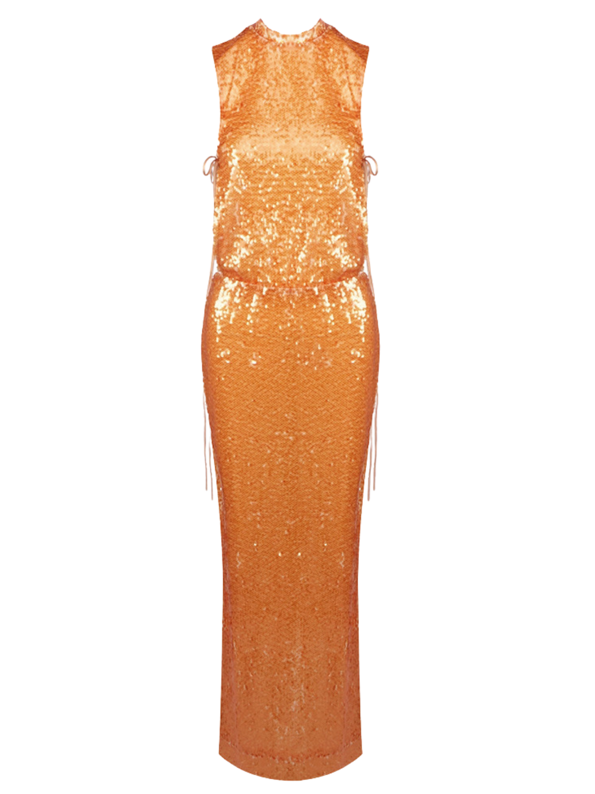 Cometar Sleeveless Sequin Split Maxi Dress