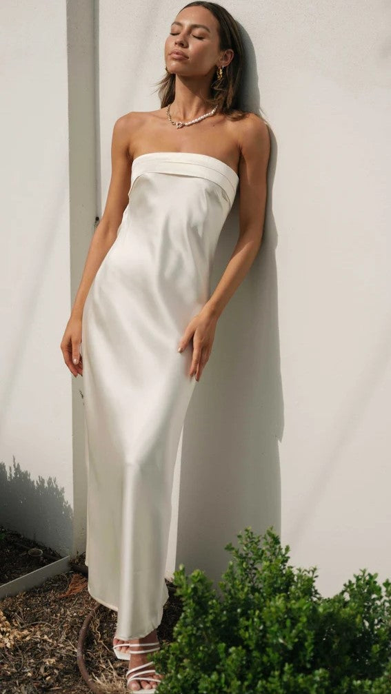 Becca Elastic Knit Maxi Dress