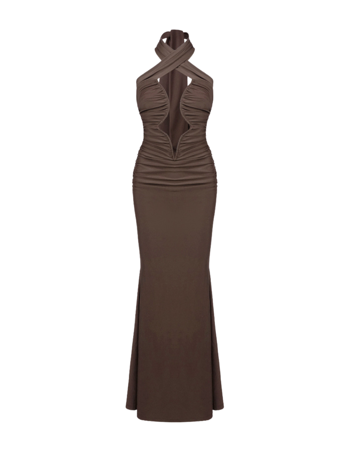 Dunesong Halterneck Cutout Maxi Dress