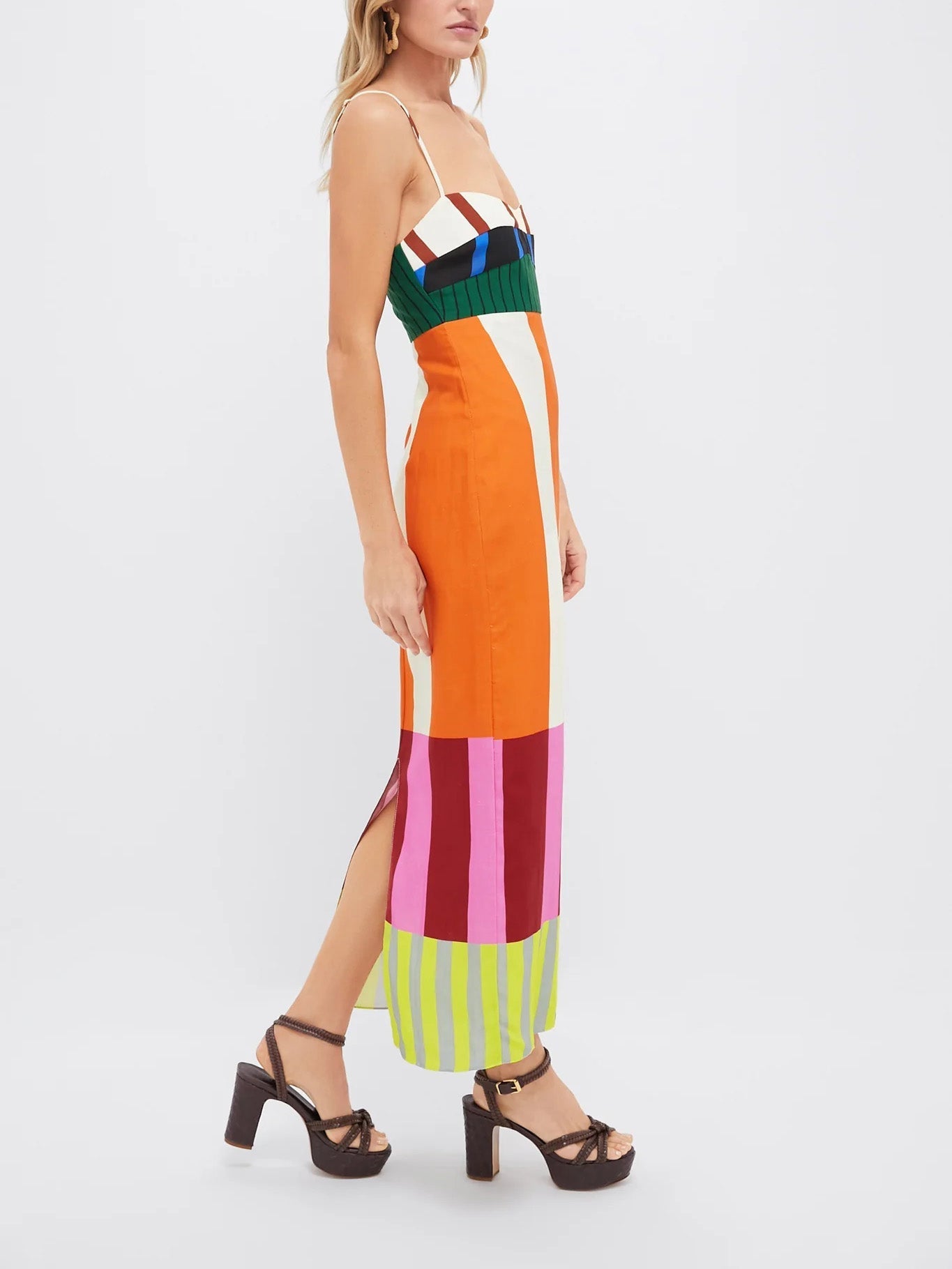 Aurora - Colorblock Maxi Dress