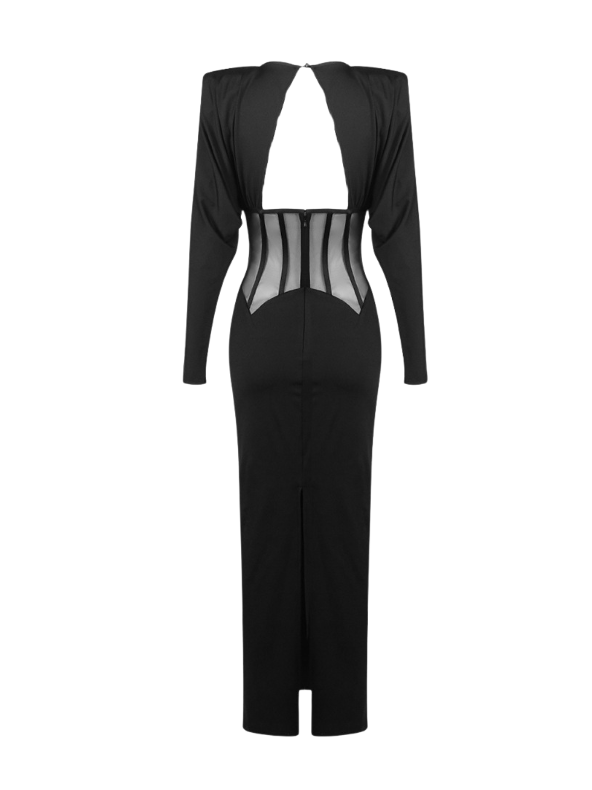 Eidola Cutout Split Maxi Dress