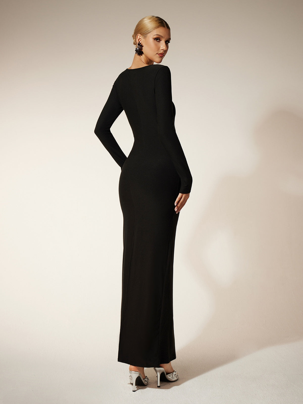 Eilir Long Sleeve Cutout Maxi Dress