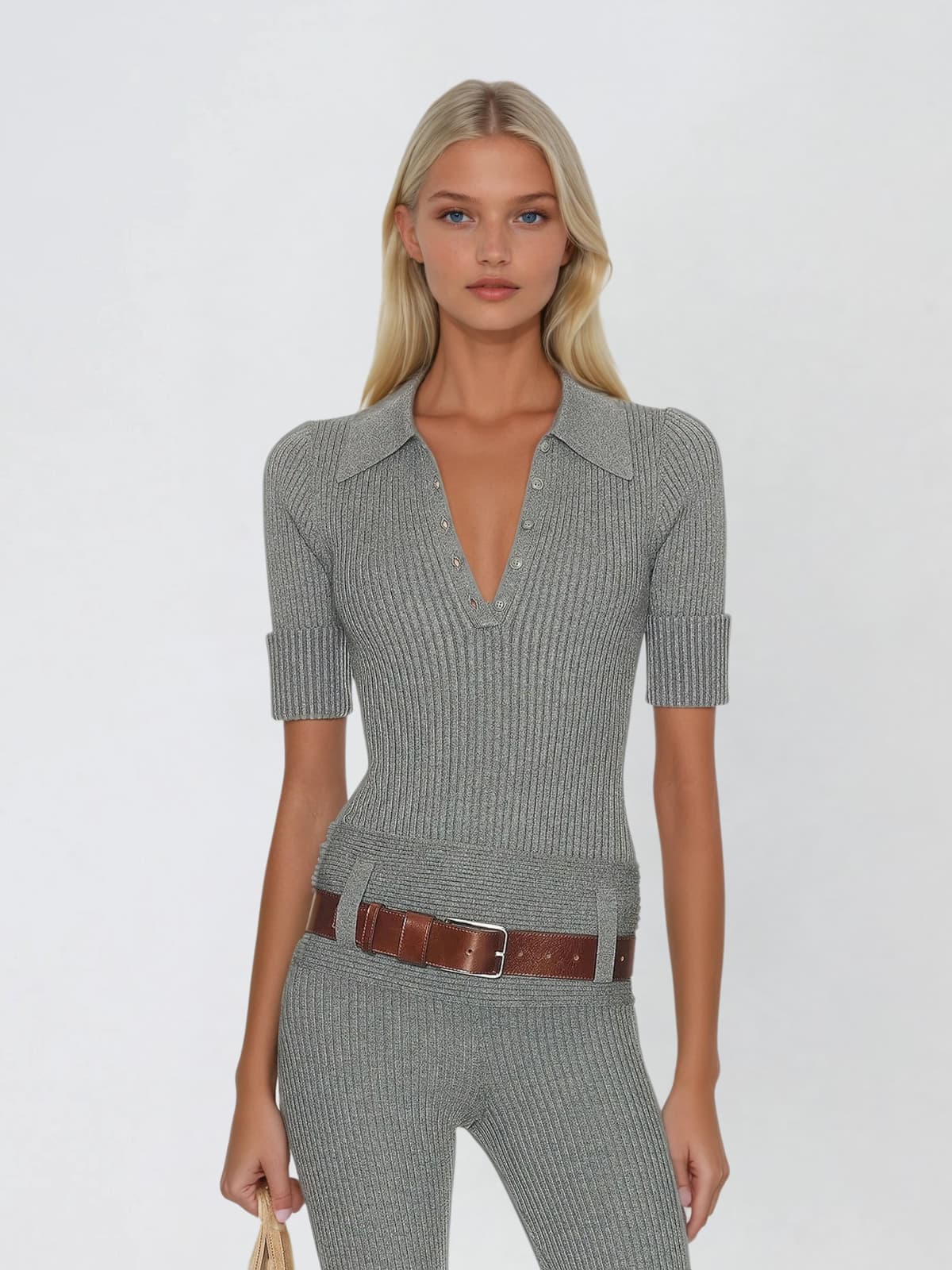Emergia Knitted Pants Set