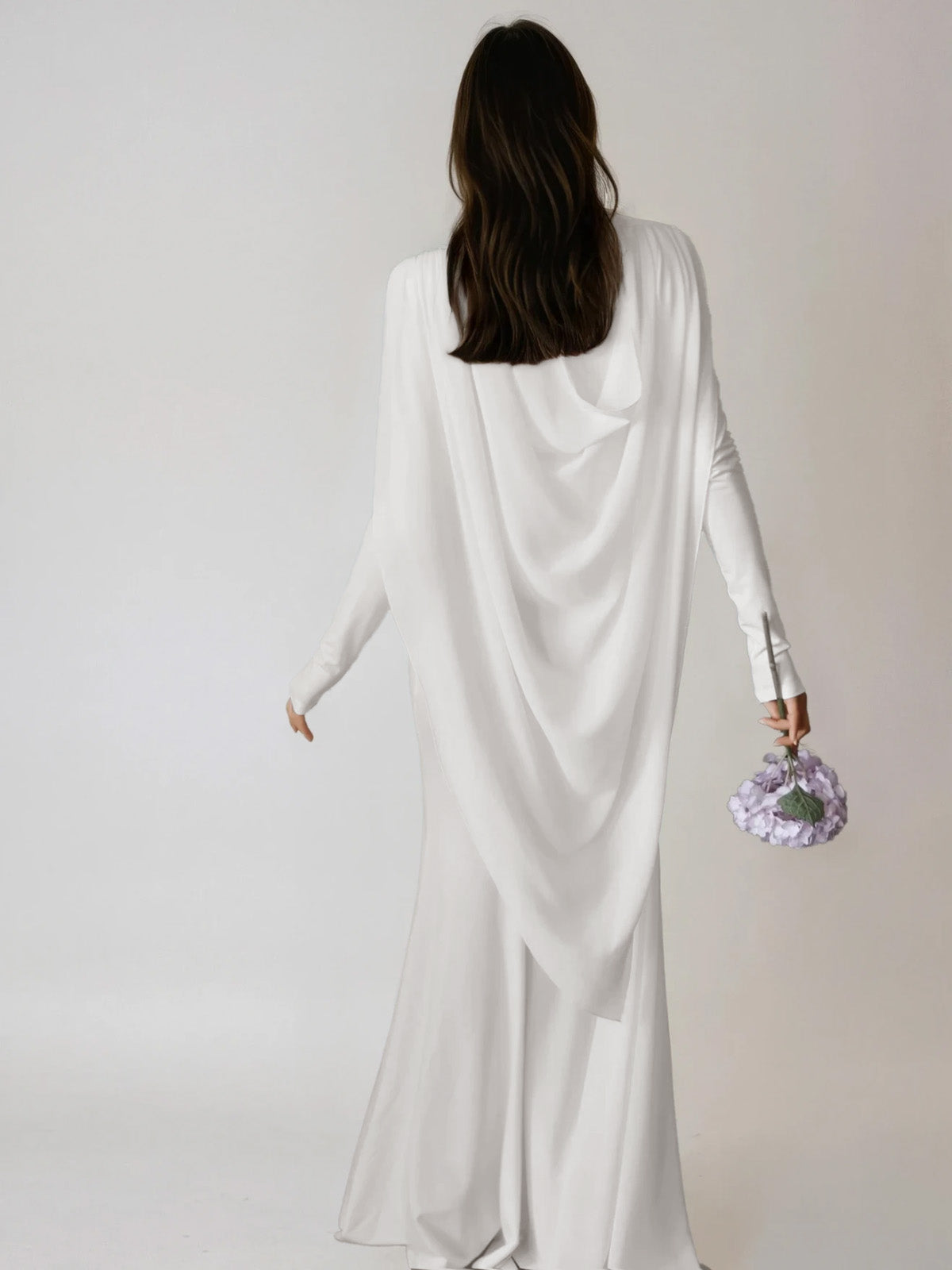Facetta Shawl Twisted Maxi Dress