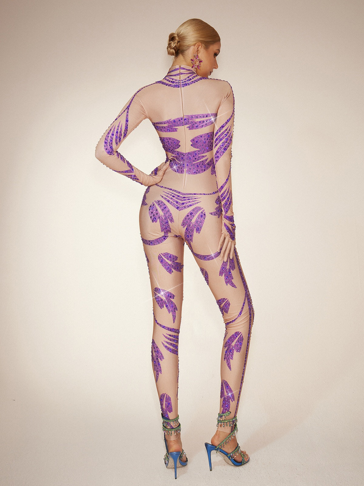 Fervidor Diamond Printed Jumpsuit