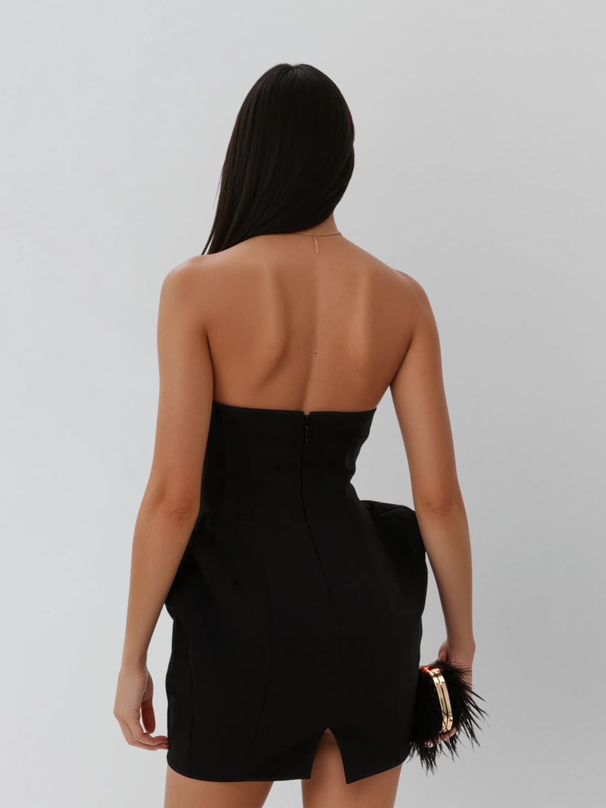 Fumaron Strapless Mini Dress