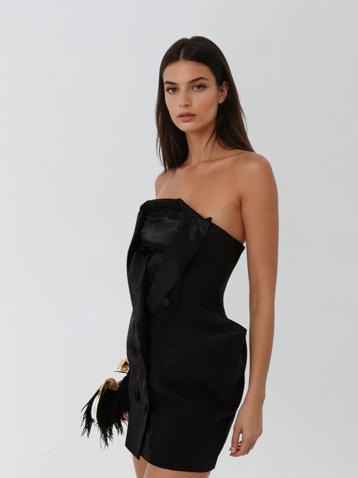 Fumaron Strapless Mini Dress