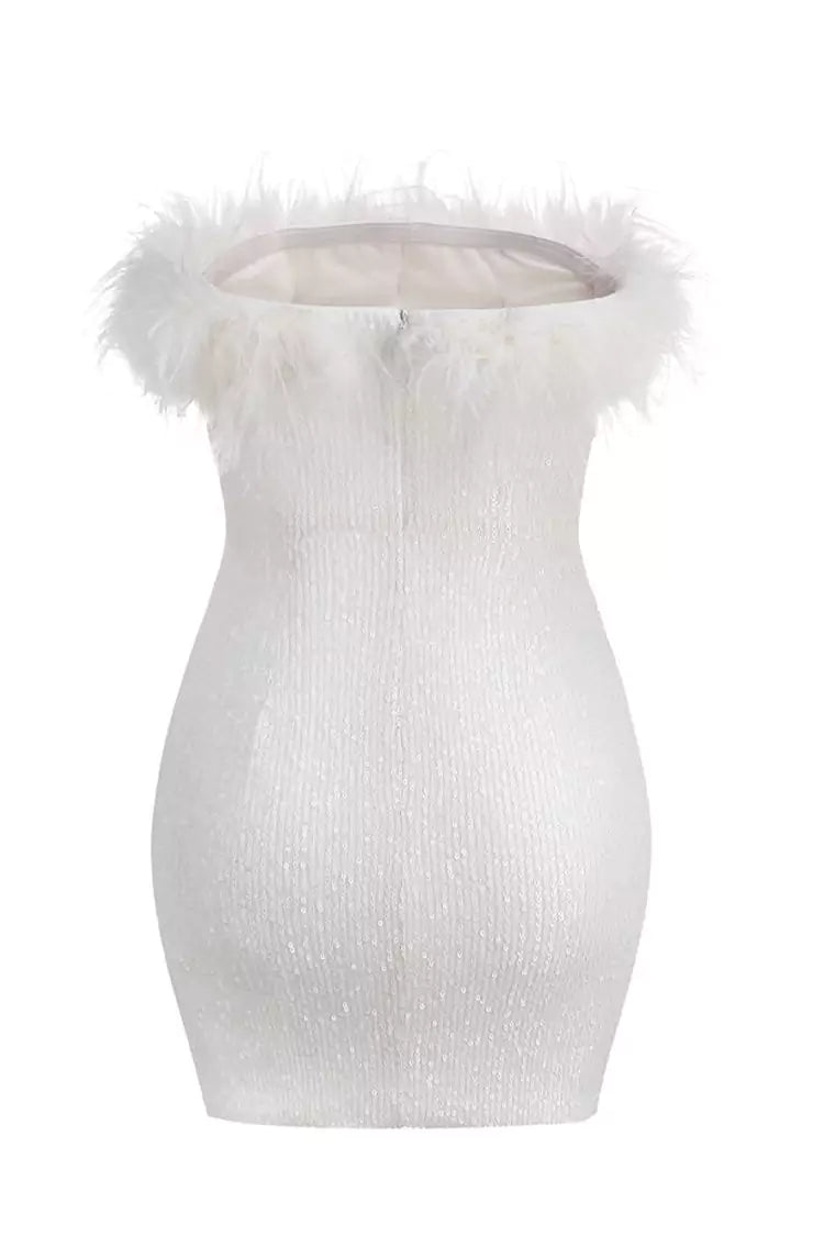 Airy Fashion Tassel Sheath Dress