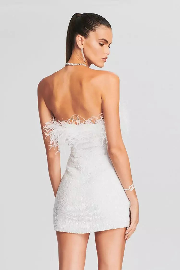 Airy Fashion Tassel Sheath Dress