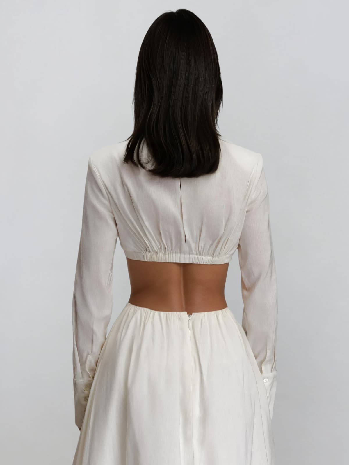 Graviton V Neck Skirt Set