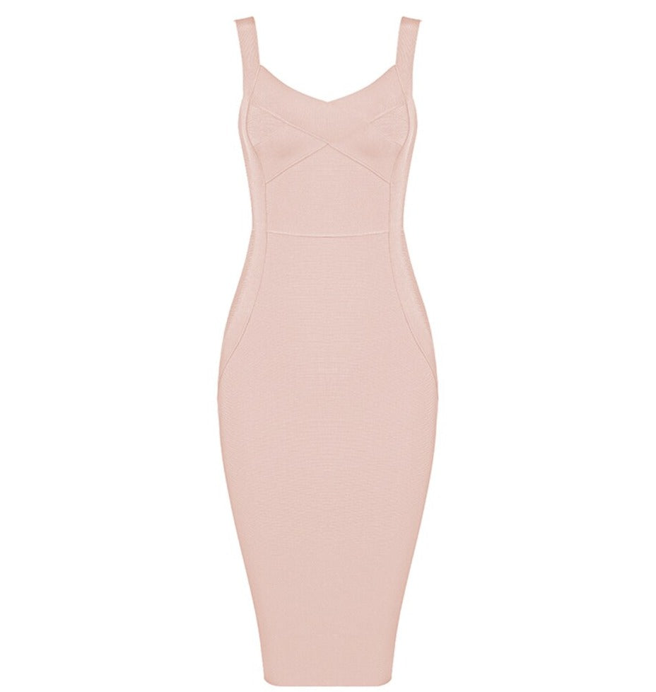 Monica Bandage Clavicle Dress