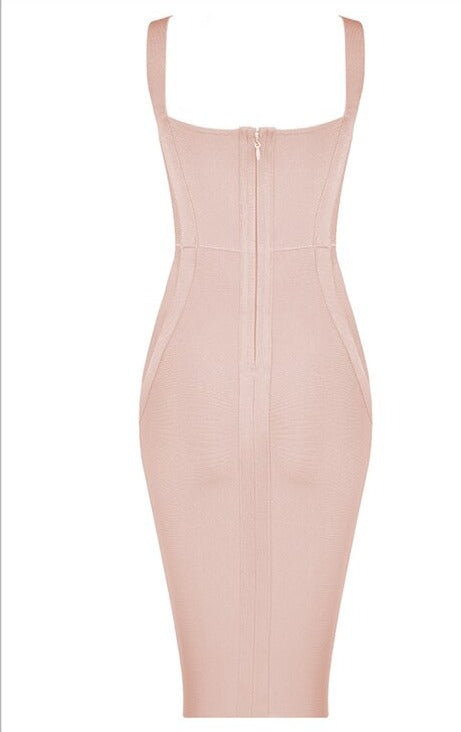 Monica Bandage Clavicle Dress
