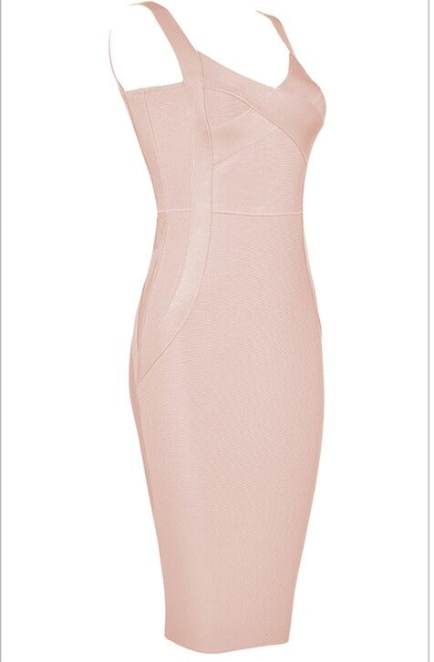 Monica Bandage Clavicle Dress