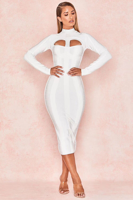 Alana Bandage Midi-Black